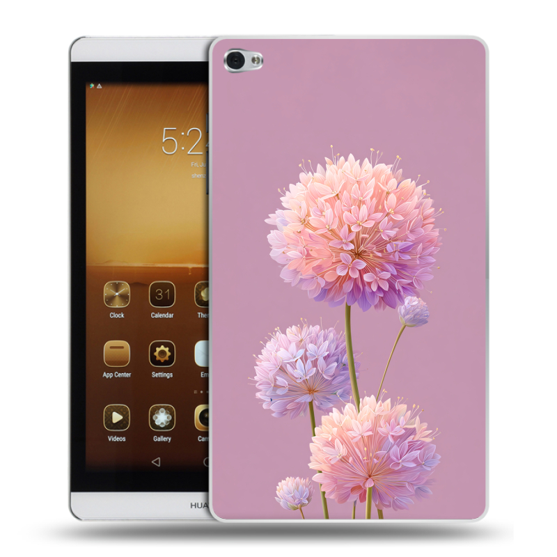 Силиконовый чехол на Huawei MediaPad M2 с принтом Цветы Силиконовый чехол на Huawei MediaPad M2 с принтом Цветы