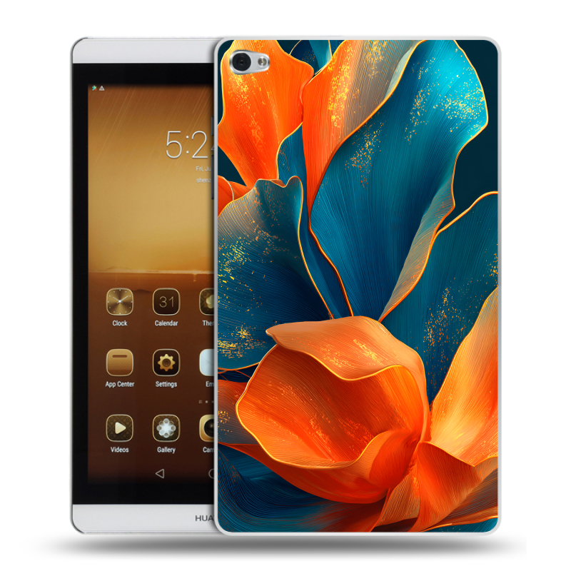 Силиконовый чехол на Huawei MediaPad M2 с принтом Цветы Силиконовый чехол на Huawei MediaPad M2 с принтом Цветы