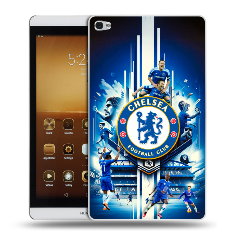 Силиконовый чехол на Huawei MediaPad M2 с принтом Chelsea Челси Силиконовый чехол на Huawei MediaPad M2 с принтом Chelsea Челси