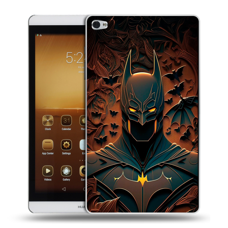 Силиконовый чехол на Huawei MediaPad M2 с принтом Batman Бэтмен Силиконовый чехол на Huawei MediaPad M2 с принтом Batman Бэтмен