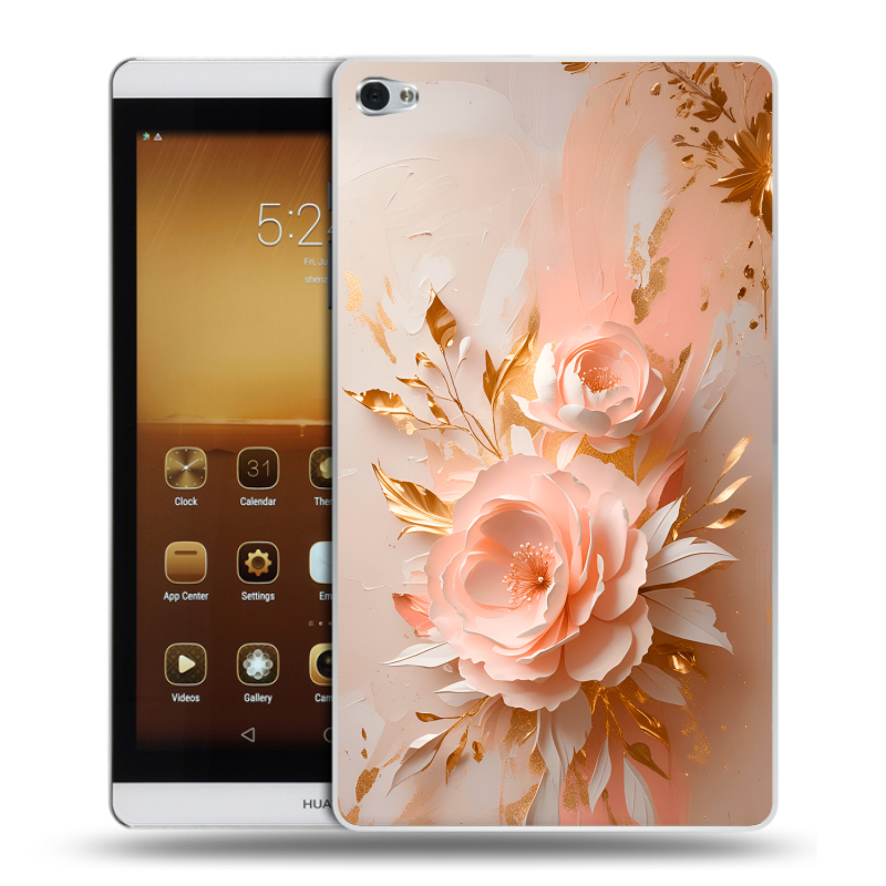 Силиконовый чехол на Huawei MediaPad M2 с принтом женский Силиконовый чехол на Huawei MediaPad M2 с принтом женский