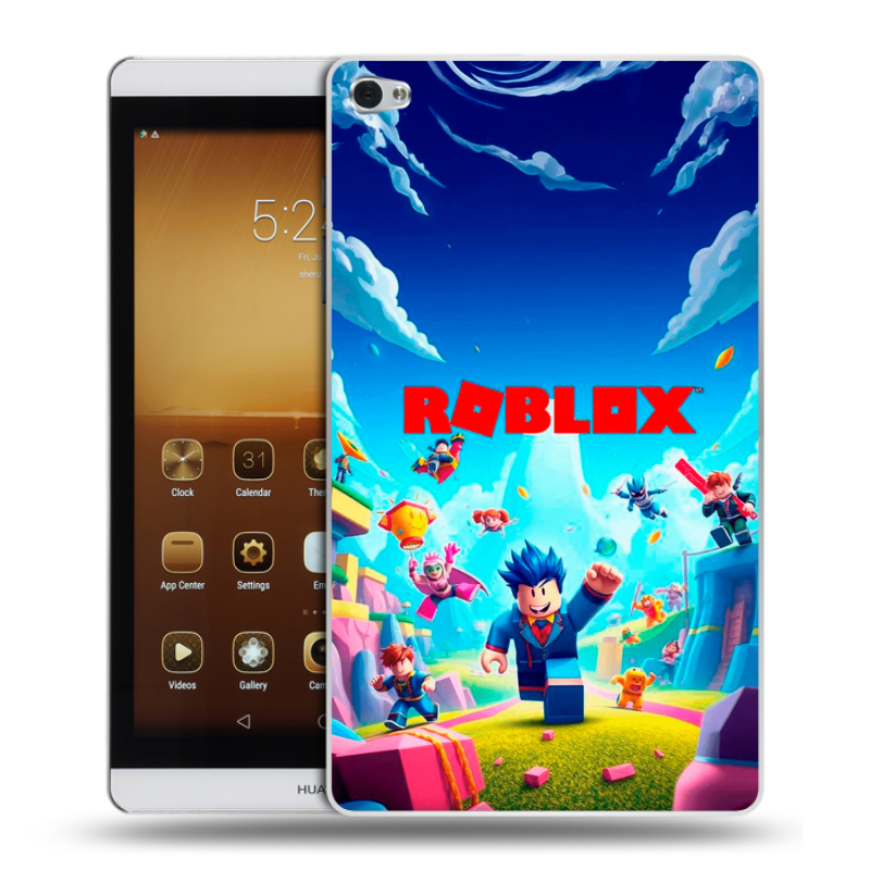 Силиконовый чехол на Huawei MediaPad M2 с принтом Roblox Роблокс Силиконовый чехол на Huawei MediaPad M2 с принтом Roblox Роблокс