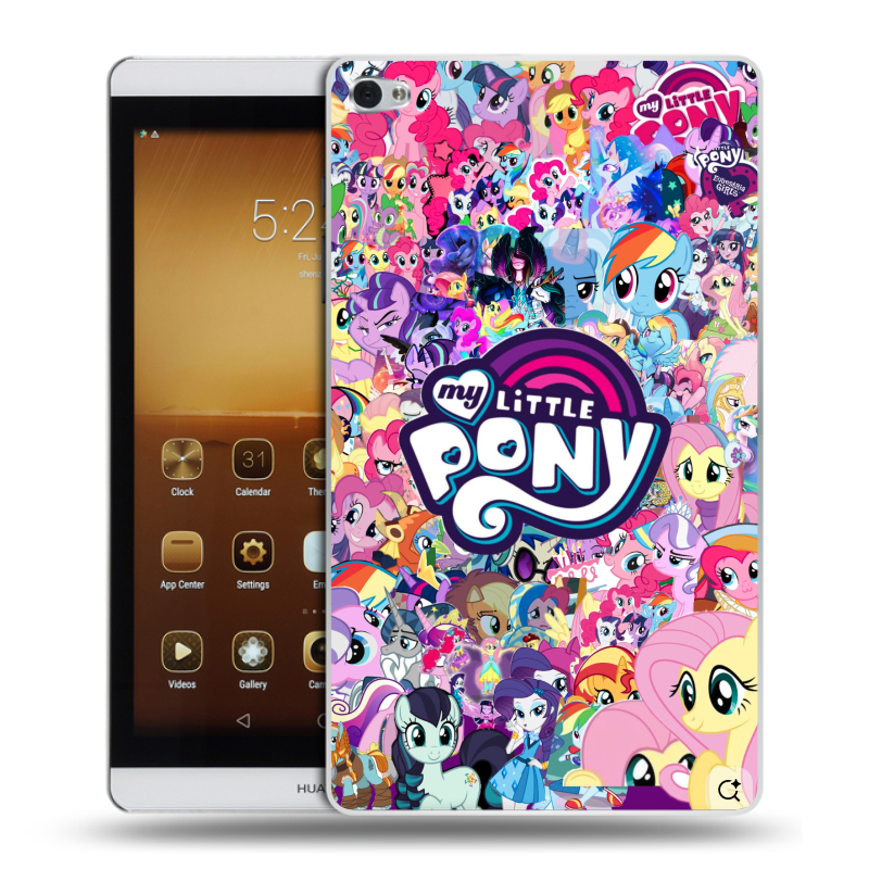 Силиконовый чехол на Huawei MediaPad M2 с принтом My little pony Дружба чудо Силиконовый чехол на Huawei MediaPad M2 с принтом My little pony Дружба чудо