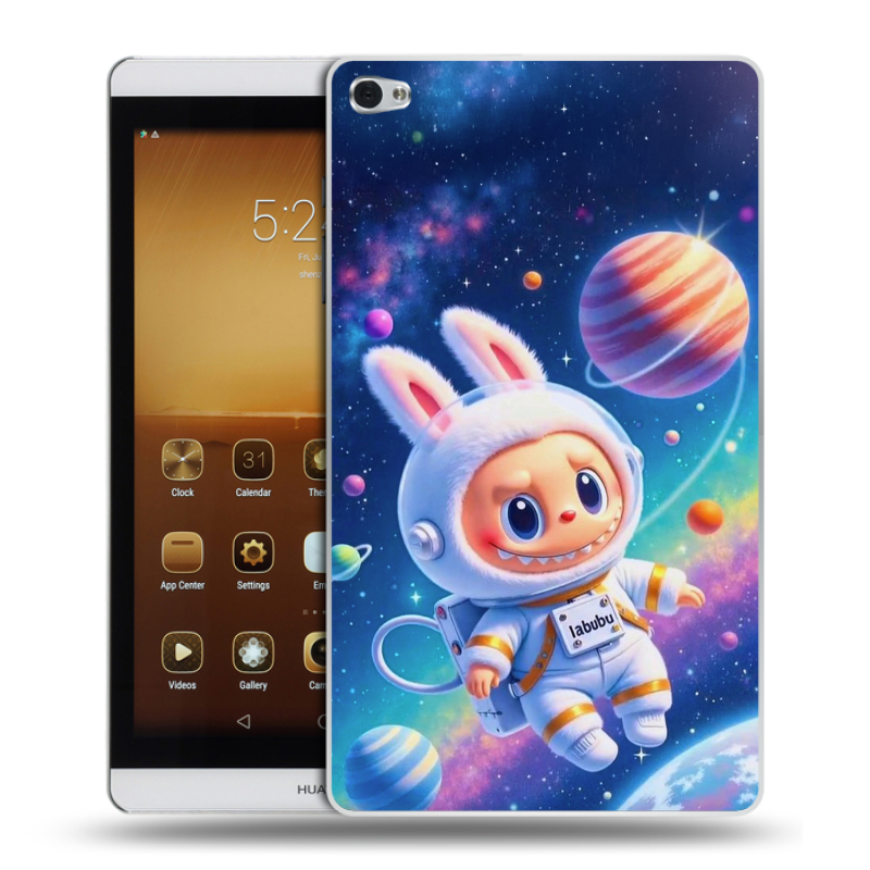 Силиконовый чехол на Huawei MediaPad M2 с принтом Labubu Лабубу Силиконовый чехол на Huawei MediaPad M2 с принтом Labubu Лабубу
