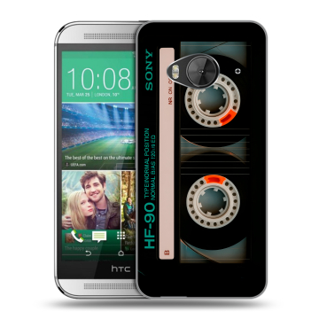 Силиконовый чехол на HTC One ME с принтом Кассета