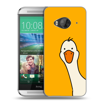 Силиконовый чехол на HTC One ME с принтом Утка Силиконовый чехол на HTC One ME с принтом Утка