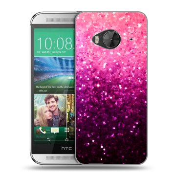 Силиконовый чехол на HTC One ME с принтом Блестки Силиконовый чехол на HTC One ME с принтом Блестки
