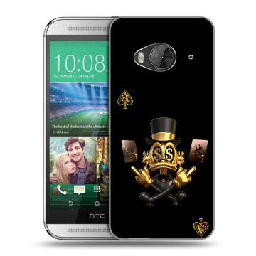 Силиконовый чехол на HTC One ME с принтом Золотой скрудж макдак Силиконовый чехол на HTC One ME с принтом Золотой скрудж макдак