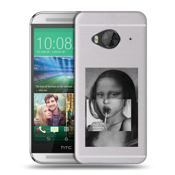 Силиконовый чехол на HTC One ME с принтом Мона Лиза