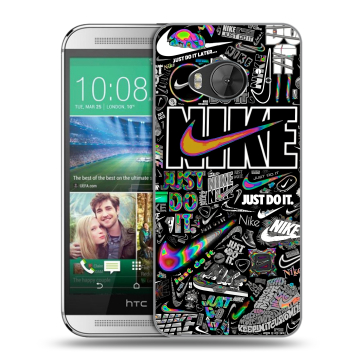 Силиконовый чехол на HTC One ME с принтом Найк Силиконовый чехол на HTC One ME с принтом Найк
