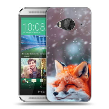Силиконовый чехол на HTC One ME с принтом лиса