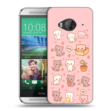 Силиконовый чехол на HTC One ME с принтом Hello Kitty Хелоу Кити Силиконовый чехол на HTC One ME с принтом Hello Kitty Хелоу Кити