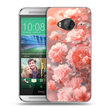 Силиконовый чехол на HTC One ME с принтом Розы цветы