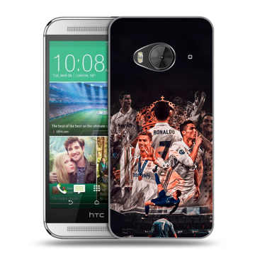 Силиконовый чехол на HTC One ME с принтом Реал Роналдо Real Ronaldo Силиконовый чехол на HTC One ME с принтом Реал Роналдо Real Ronaldo