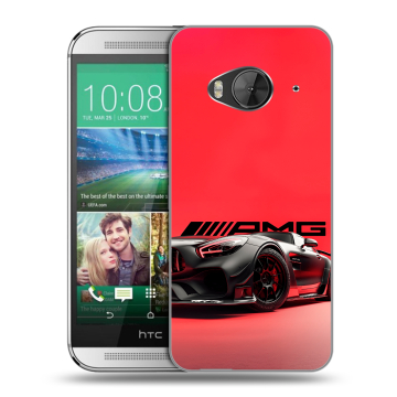 Силиконовый чехол на HTC One ME с принтом Мерседес Mercedes AMG Силиконовый чехол на HTC One ME с принтом Мерседес Mercedes AMG