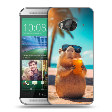 Силиконовый чехол на HTC One ME с принтом Капибара Силиконовый чехол на HTC One ME с принтом Капибара