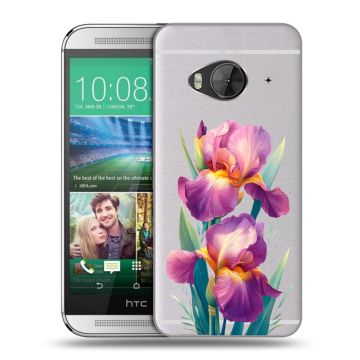 Силиконовый чехол на HTC One ME с принтом Цветы орхидеи Силиконовый чехол на HTC One ME с принтом Цветы орхидеи