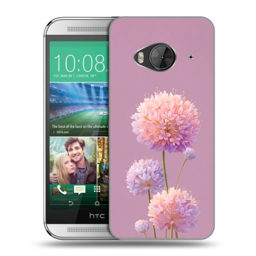 Силиконовый чехол на HTC One ME с принтом Цветы Силиконовый чехол на HTC One ME с принтом Цветы