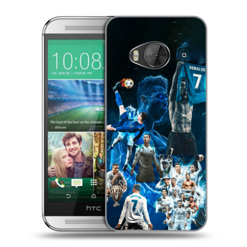 Силиконовый чехол на HTC One ME с принтом Реал Роналдо Силиконовый чехол на HTC One ME с принтом Реал Роналдо