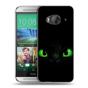 Силиконовый чехол на HTC One ME с принтом Как приручить дракона