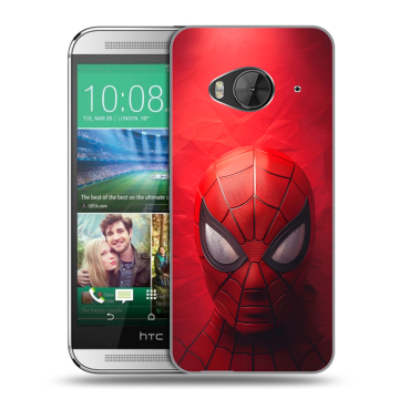 Силиконовый чехол на HTC One ME с принтом Spiderman Человек паук
