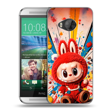 Силиконовый чехол на HTC One ME с принтом Labubu Лабубу