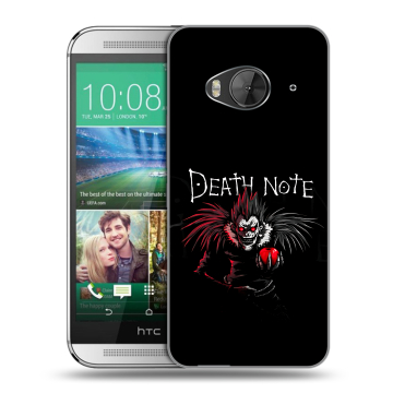Силиконовый чехол на HTC One ME с принтом Death note Тетрадь смерти Силиконовый чехол на HTC One ME с принтом Death note Тетрадь смерти