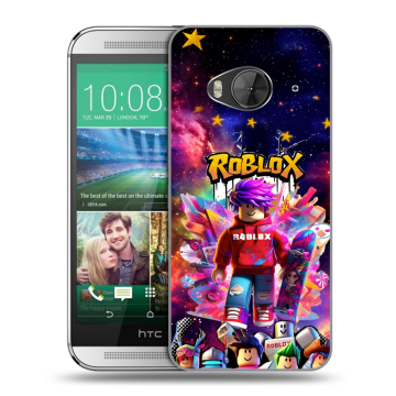 Силиконовый чехол на HTC One ME с принтом Roblox Роблокс Силиконовый чехол на HTC One ME с принтом Roblox Роблокс