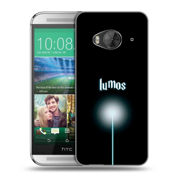 Силиконовый чехол на HTC One ME с принтом Harry Potter Гарри Поттер