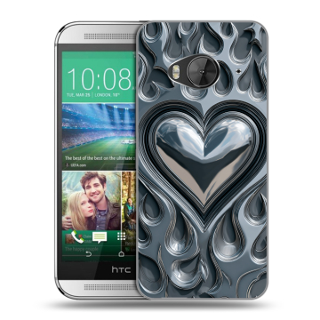 Силиконовый чехол на HTC One ME с принтом Y2K