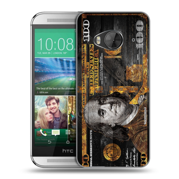 Силиконовый чехол на HTC One ME с принтом Доллар деньги