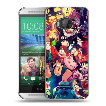Силиконовый чехол на HTC One ME с принтом Gravity Falls Гравити Фолз