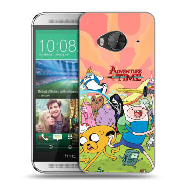 Силиконовый чехол на HTC One ME с принтом Adventure time Время приключений Силиконовый чехол на HTC One ME с принтом Adventure time Время приключений