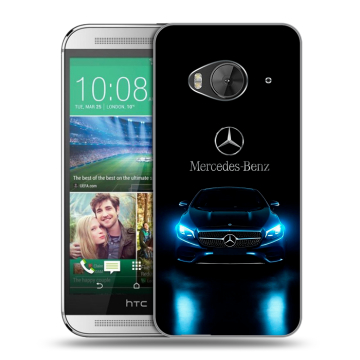 Силиконовый чехол на HTC One ME с принтом Mercedes Мерседес Силиконовый чехол на HTC One ME с принтом Mercedes Мерседес