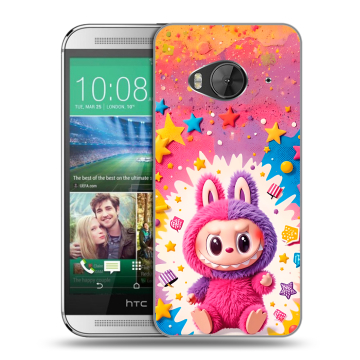 Силиконовый чехол на HTC One ME с принтом Labubu Лабубу