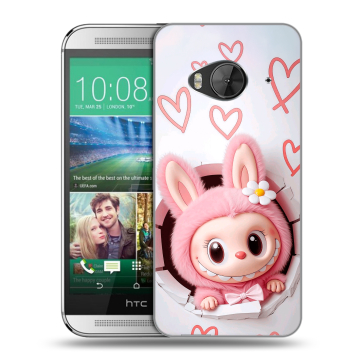 Силиконовый чехол на HTC One ME с принтом Labubu Лабубу Силиконовый чехол на HTC One ME с принтом Labubu Лабубу
