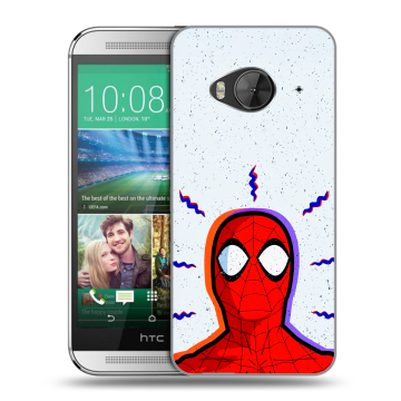 Силиконовый чехол на HTC One ME с принтом Spiderman Человек паук Силиконовый чехол на HTC One ME с принтом Spiderman Человек паук