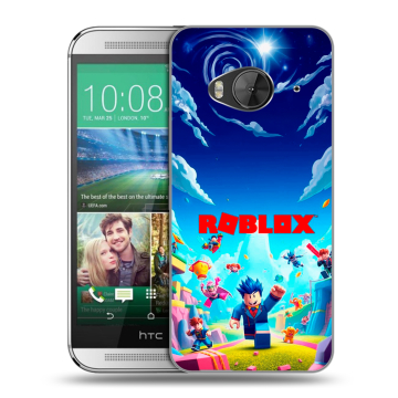 Силиконовый чехол на HTC One ME с принтом Roblox Роблокс Силиконовый чехол на HTC One ME с принтом Roblox Роблокс