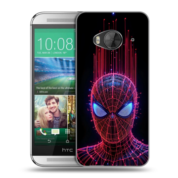 Силиконовый чехол на HTC One ME с принтом Spiderman Человек паук