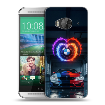 Силиконовый чехол на HTC One ME с принтом BMW БМВ