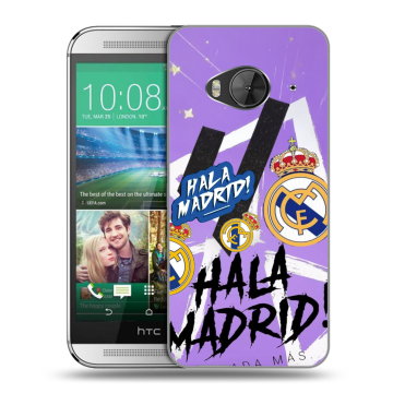Силиконовый чехол на HTC One ME с принтом Real Madrid Реал Мадрид