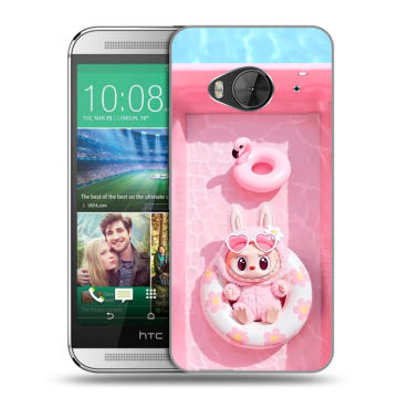 Силиконовый чехол на HTC One ME с принтом Labubu Лабубу