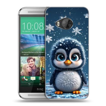 Силиконовый чехол на HTC One ME с принтом Новый год Силиконовый чехол на HTC One ME с принтом Новый год