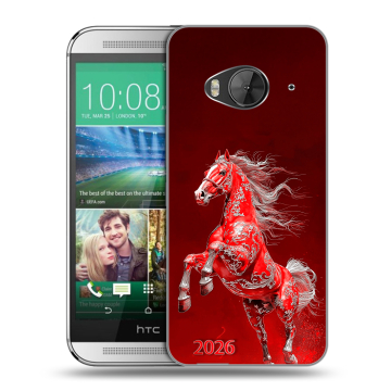 Силиконовый чехол на HTC One ME с принтом Новый год Силиконовый чехол на HTC One ME с принтом Новый год