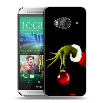 Силиконовый чехол на HTC One ME с принтом Новый год Гринч Силиконовый чехол на HTC One ME с принтом Новый год Гринч