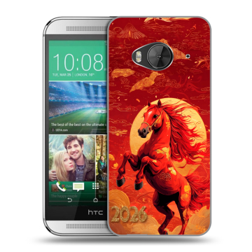 Силиконовый чехол на HTC One ME с принтом Новый год Силиконовый чехол на HTC One ME с принтом Новый год
