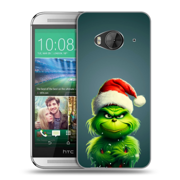 Силиконовый чехол на HTC One ME с принтом Новый год