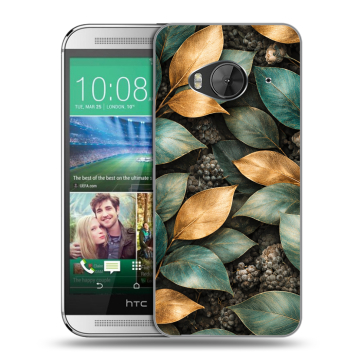 Силиконовый чехол на HTC One ME с принтом женский