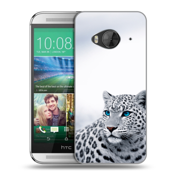Силиконовый чехол на HTC One ME с принтом женский