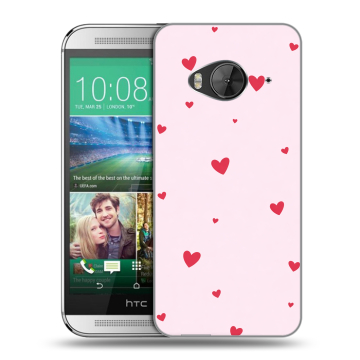 Силиконовый чехол на HTC One ME с принтом для девочек